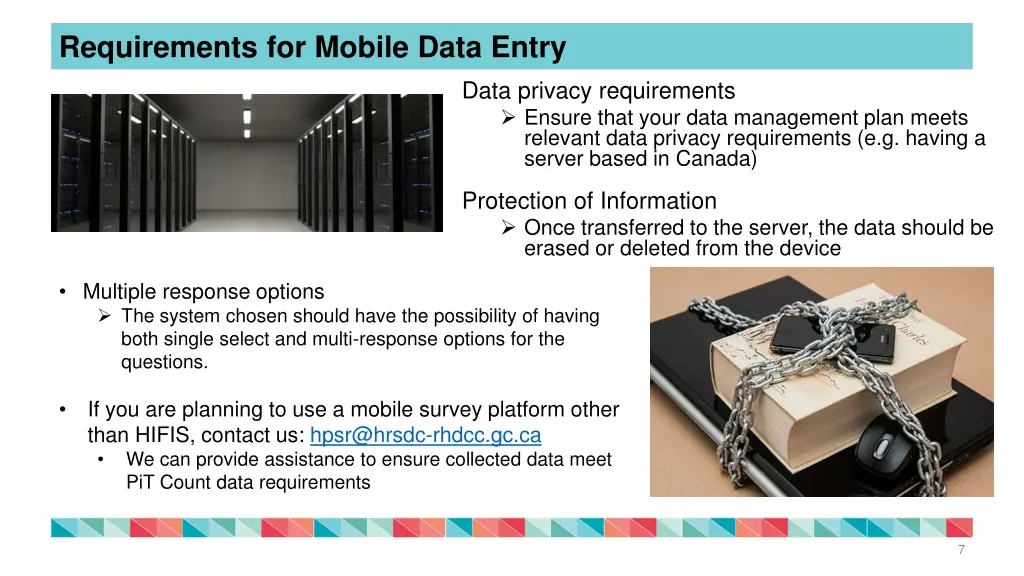 requirements for mobile data entry 1