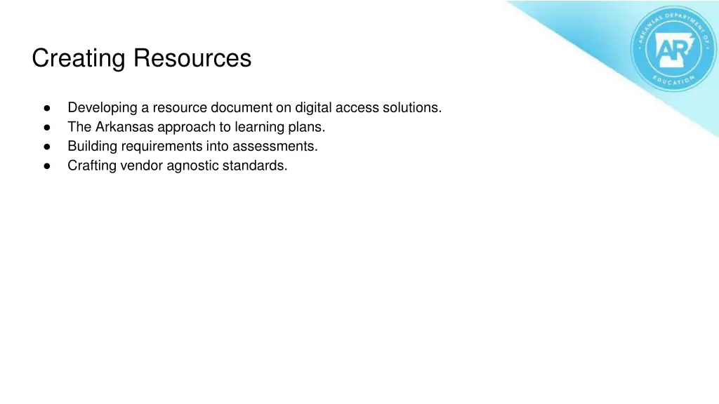 creating resources
