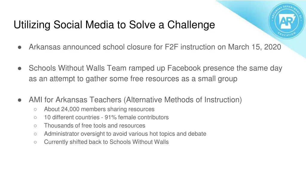 utilizing social media to solve a challenge