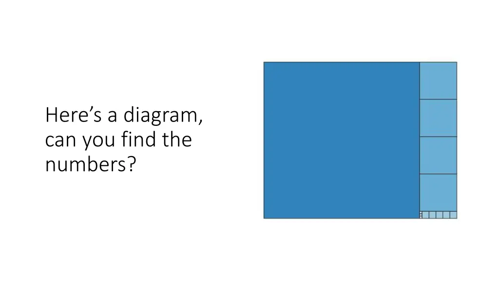 here s a diagram can you find the numbers