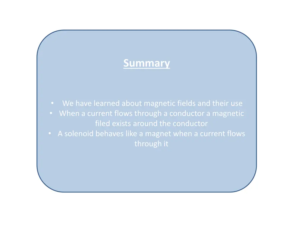 summary