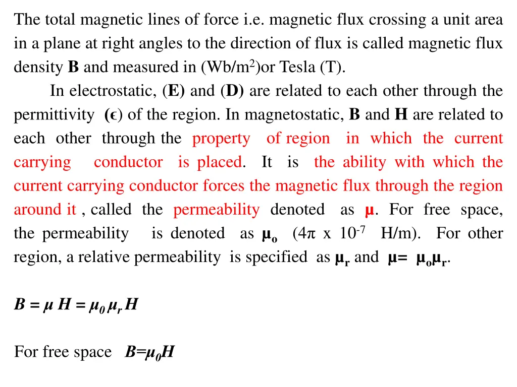 the total magnetic lines of force i e magnetic