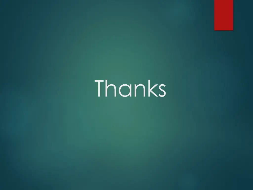 thanks