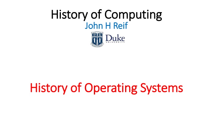 history of computing history of computing john