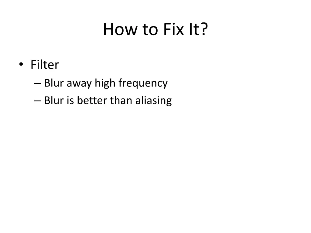 how to fix it