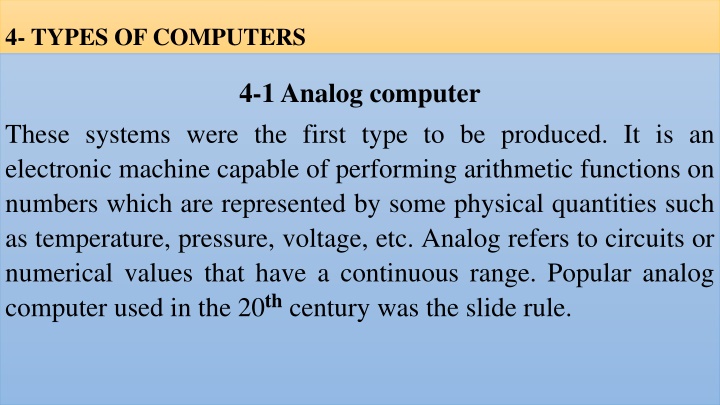 4 types of computers