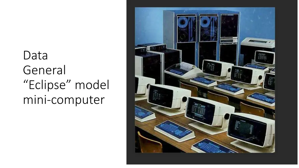 data general eclipse model mini computer