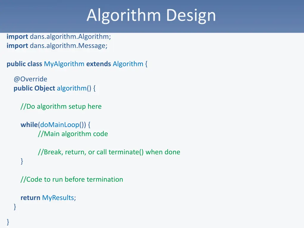 algorithm design 1