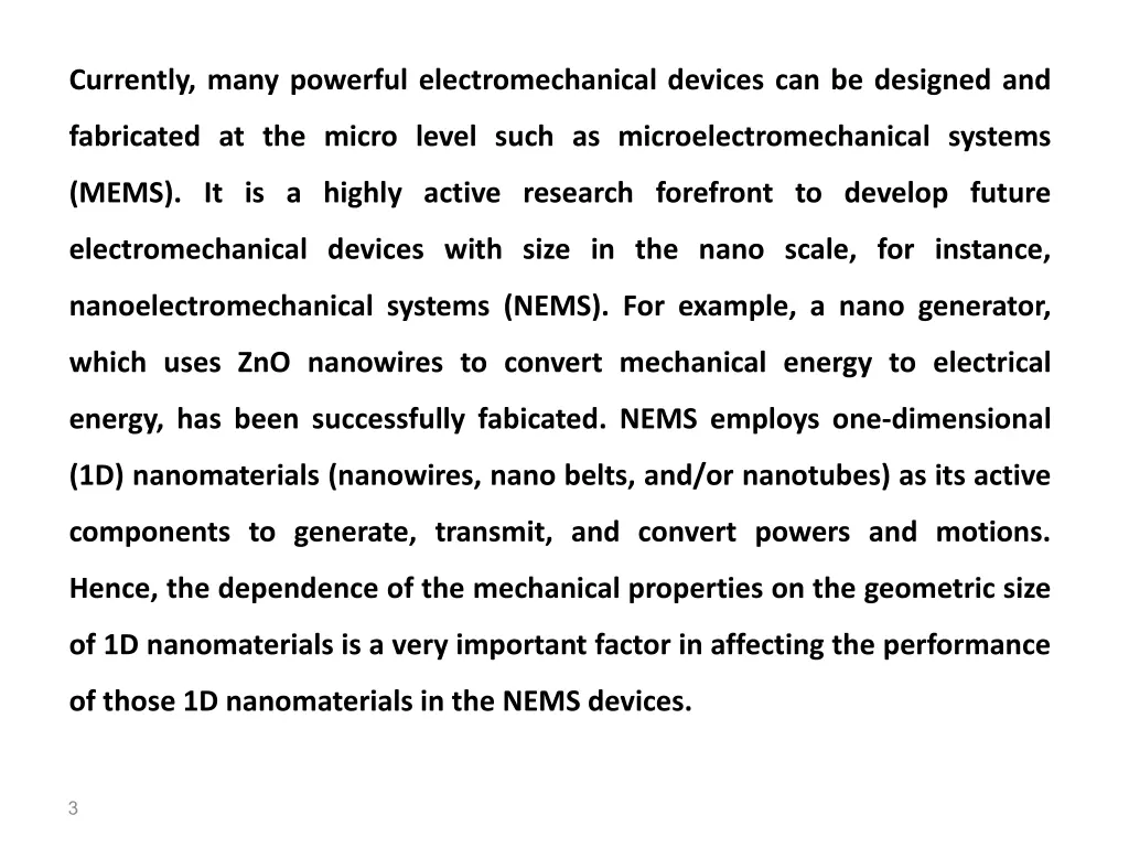 currently many powerful electromechanical devices