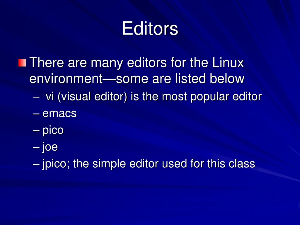editors