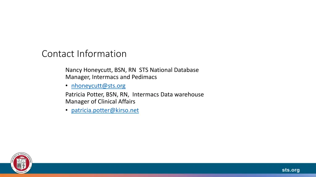 contact information