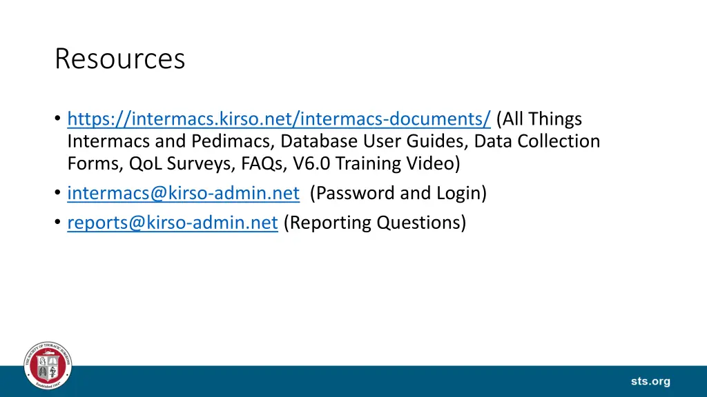 resources