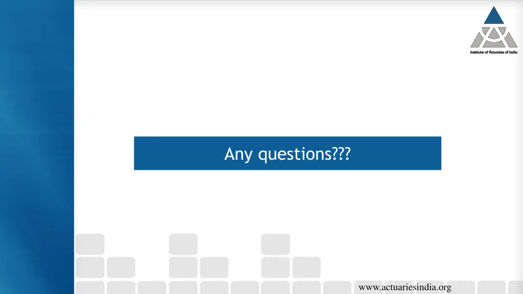 any questions