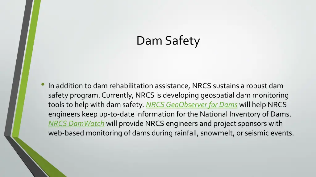 dam safety