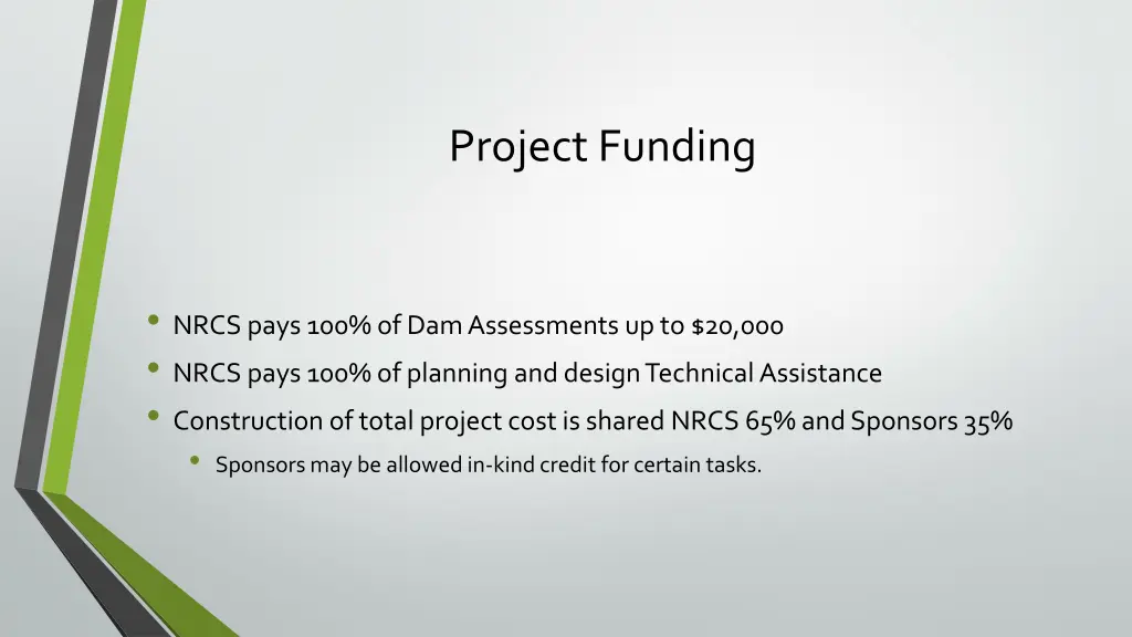project funding