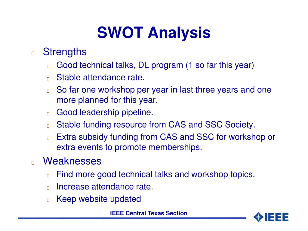 swot analysis