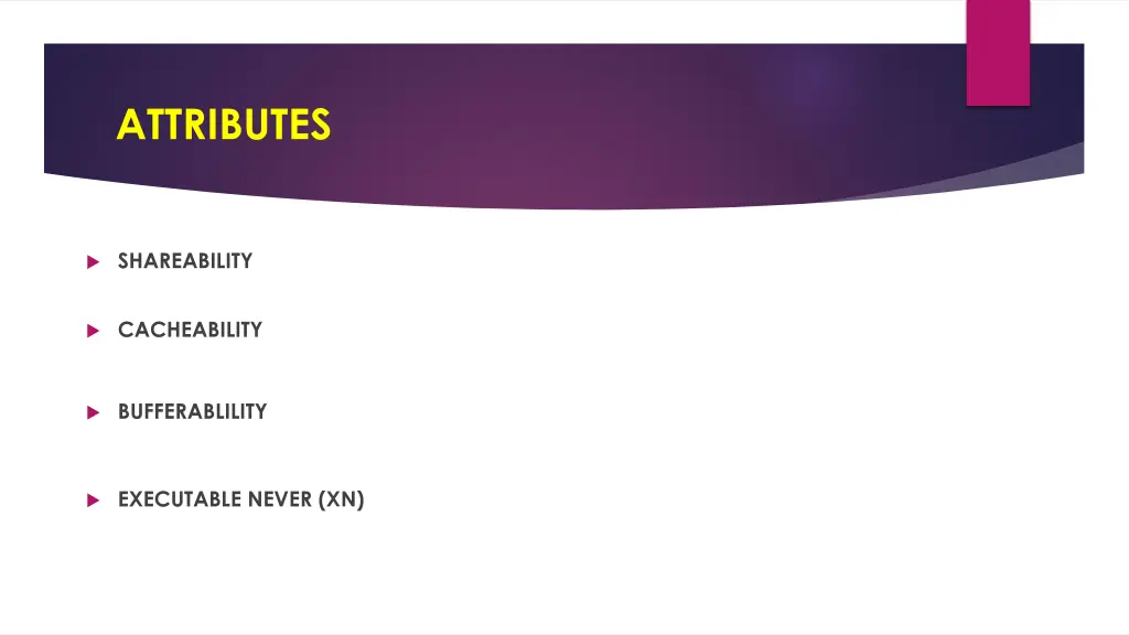 attributes
