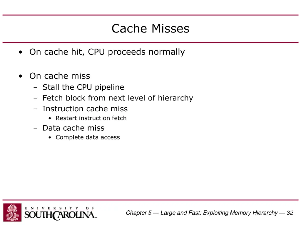 cache misses