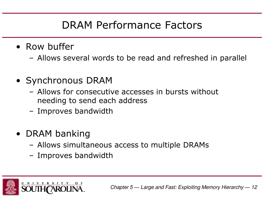 dram performance factors