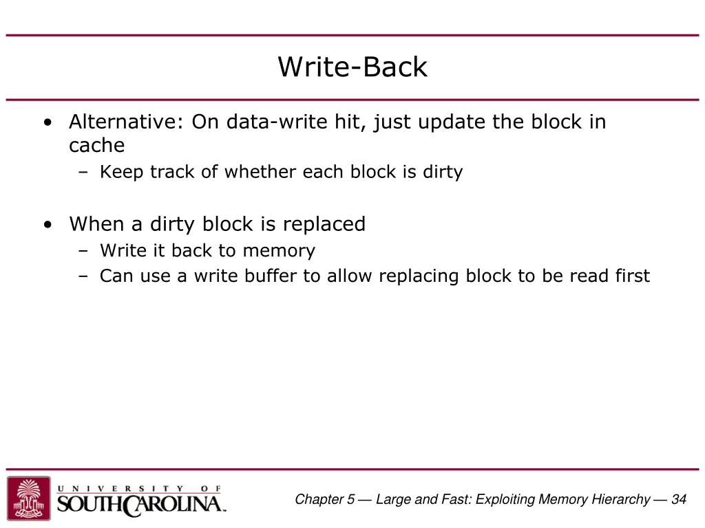 write back