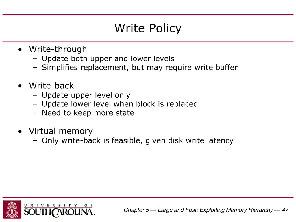 write policy
