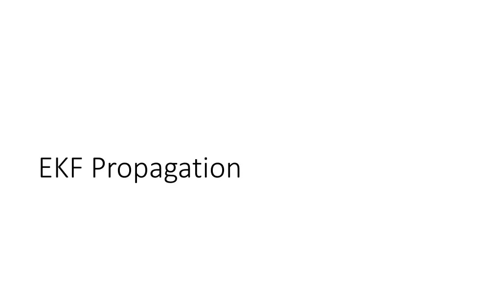 ekf propagation