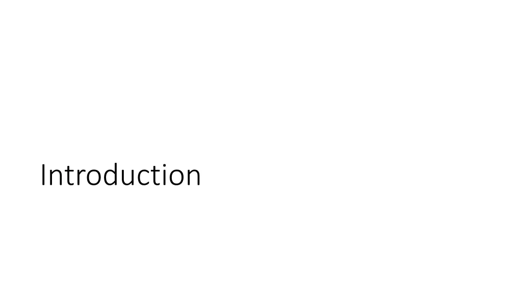 introduction