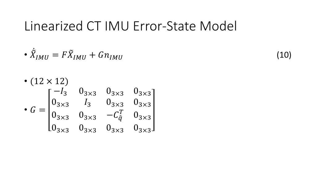 linearized ct imu error state model 2