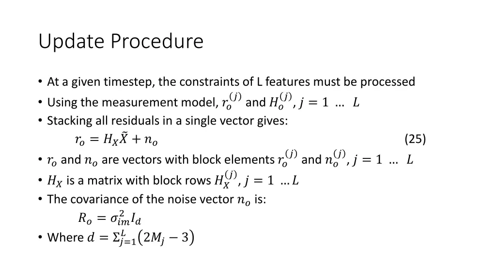 update procedure
