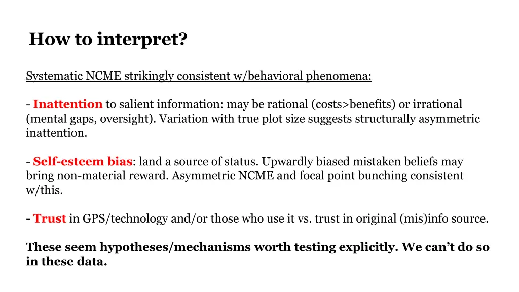 how to interpret