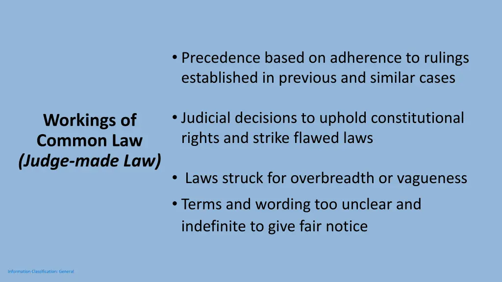 precedence based on adherence to rulings