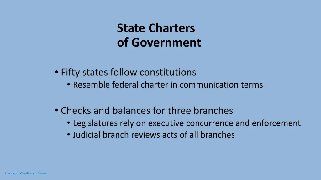 state charters of government