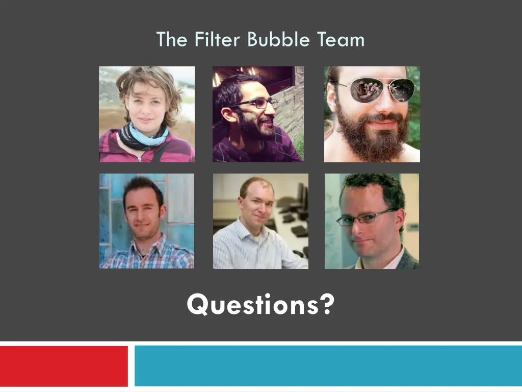 the filter bubble team