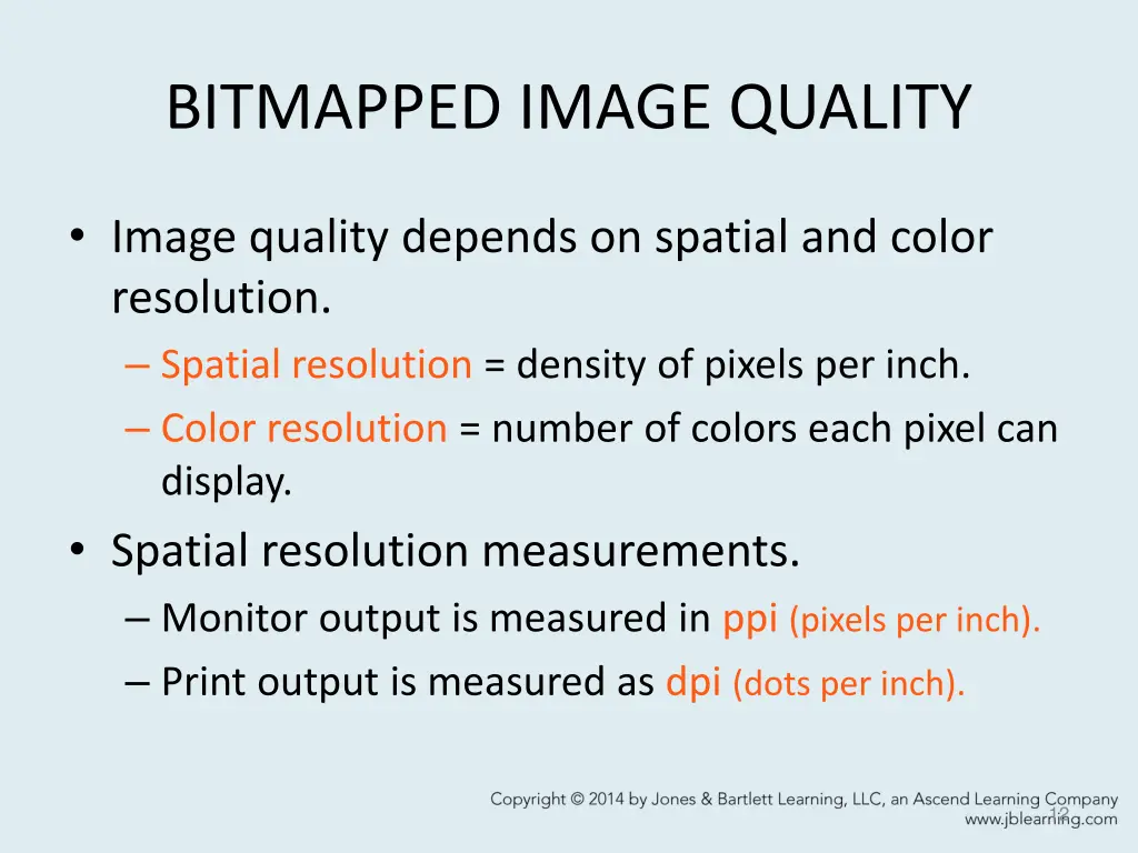 bitmapped image quality
