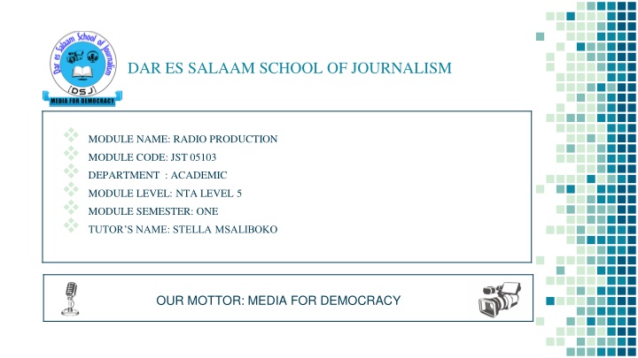 dar es salaam school of journalism