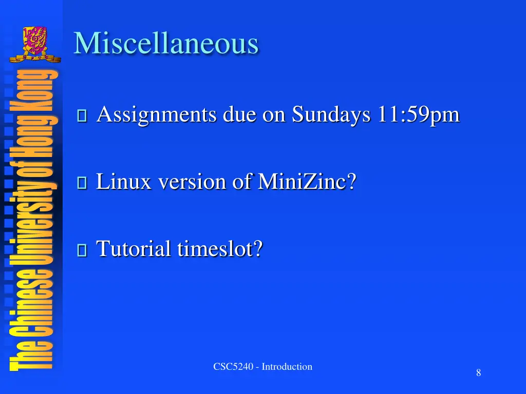 miscellaneous