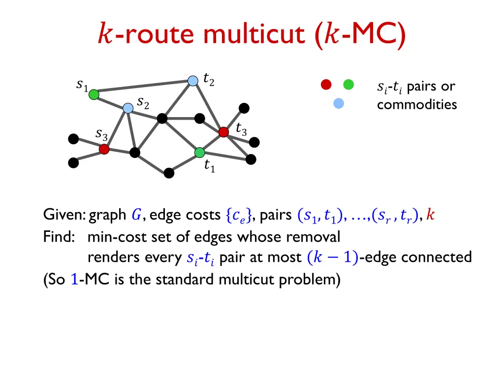 route multicut mc
