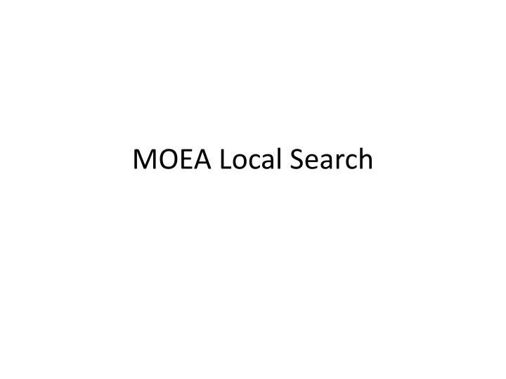 moea local search