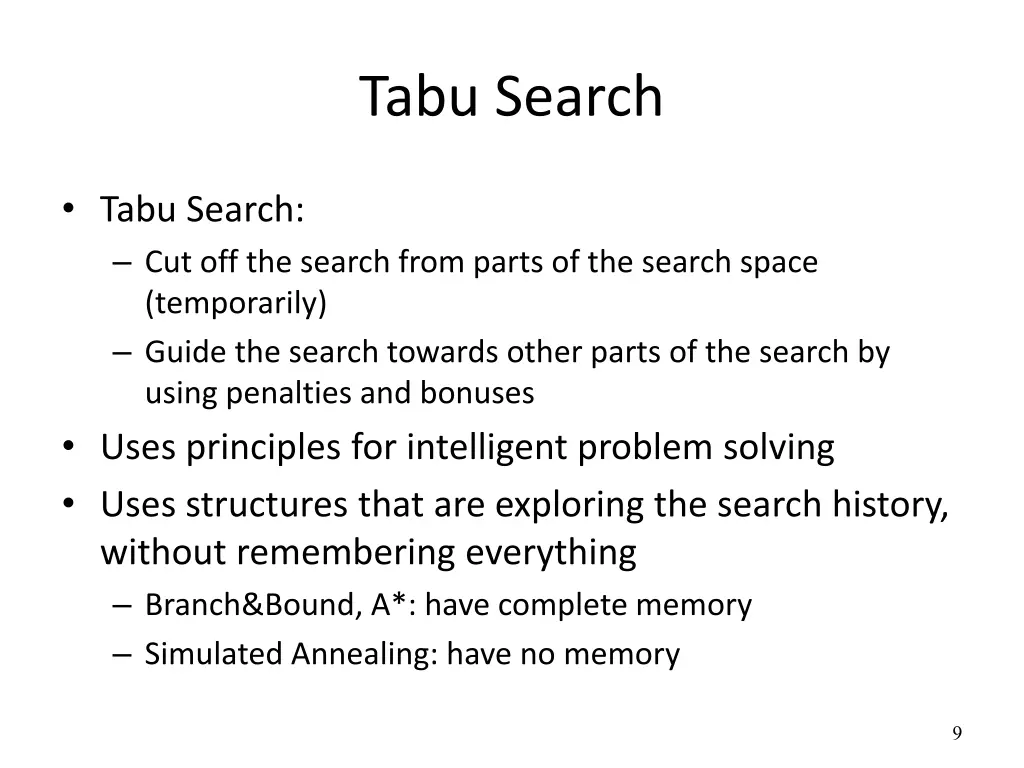 tabu search 1