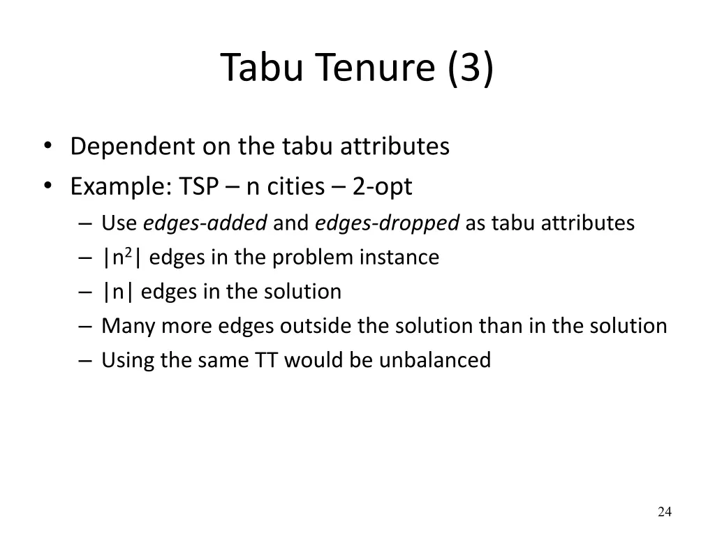 tabu tenure 3