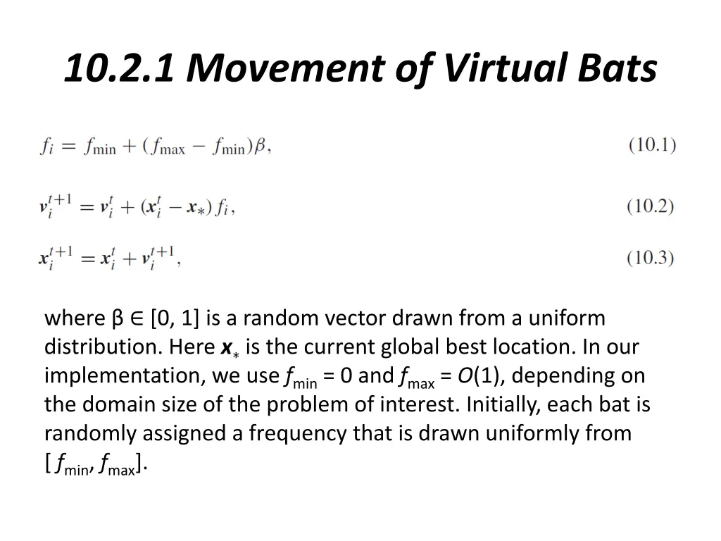 10 2 1 movement of virtual bats