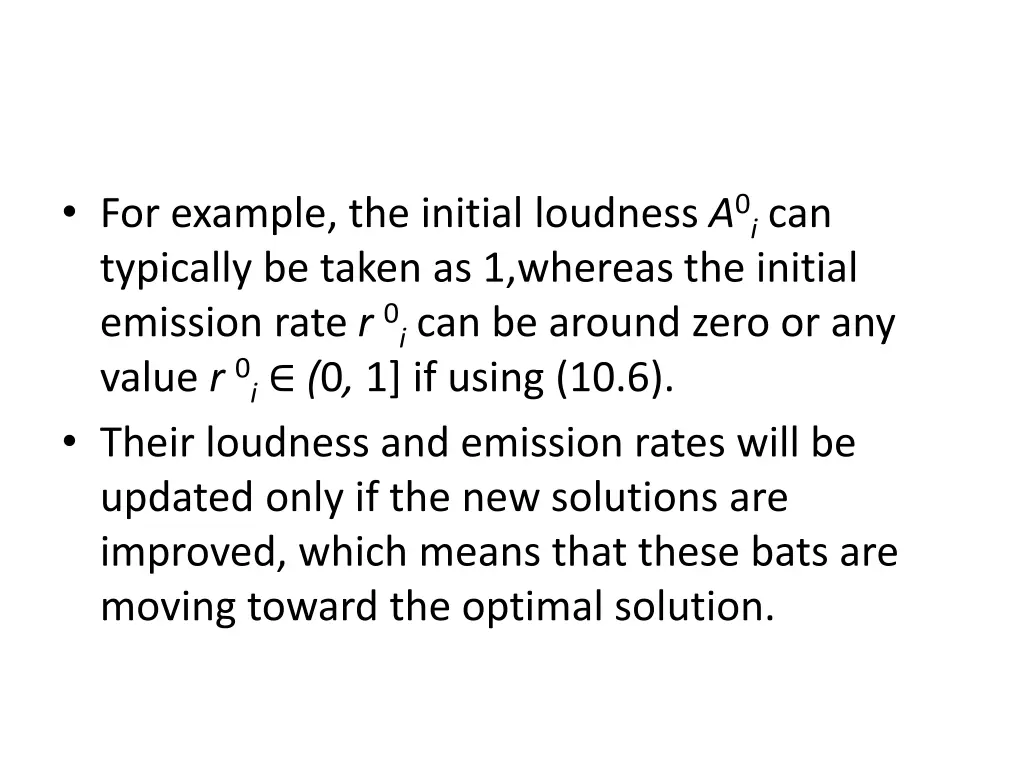 for example the initial loudness