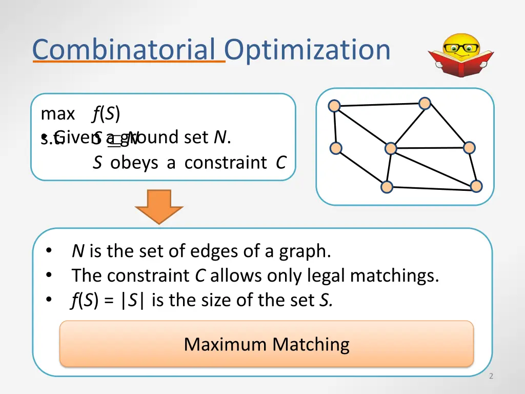 combinatorial optimization