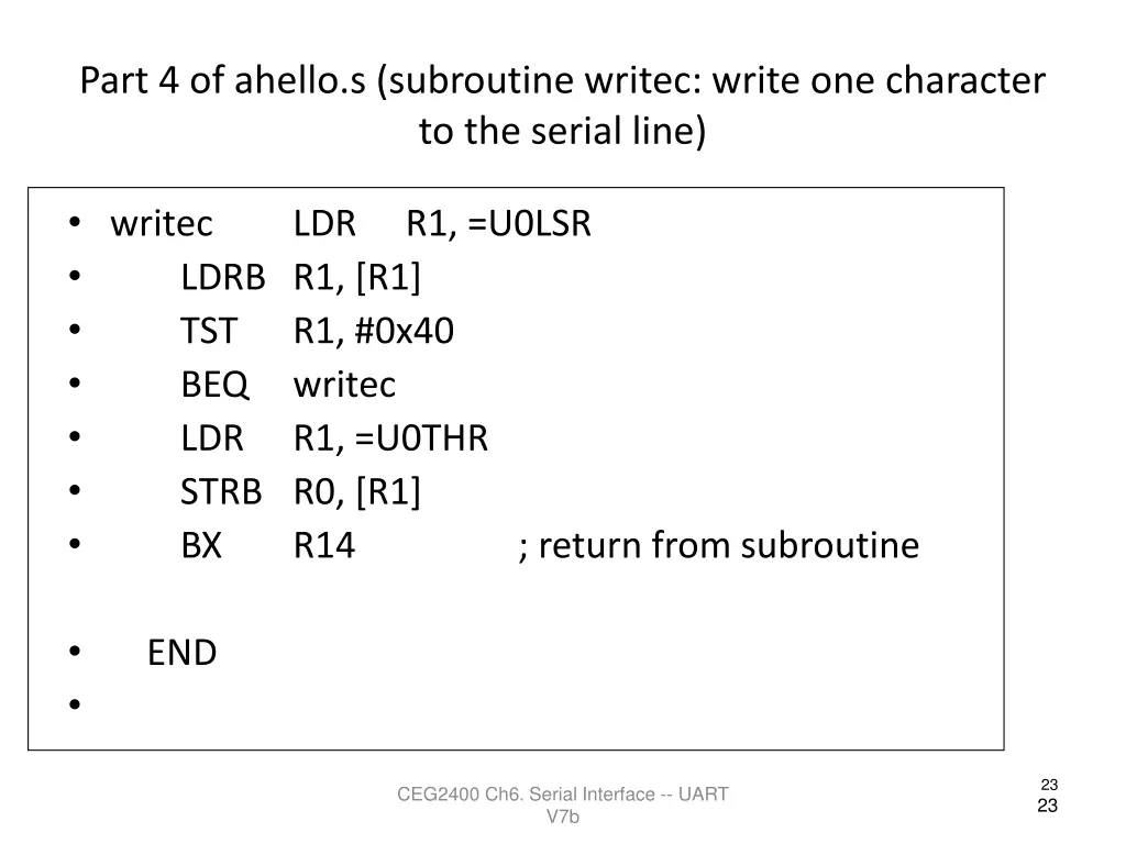 part 4 of ahello s subroutine writec write