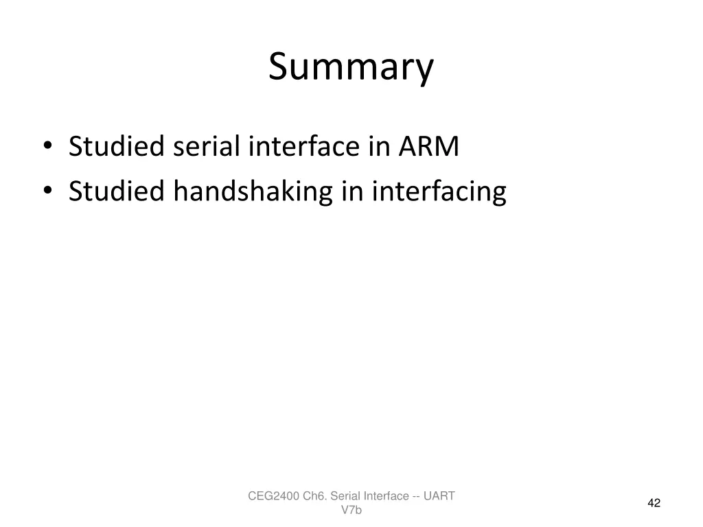 summary