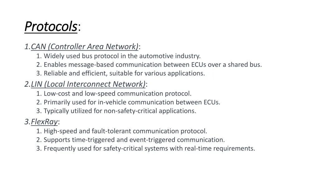 protocols protocols