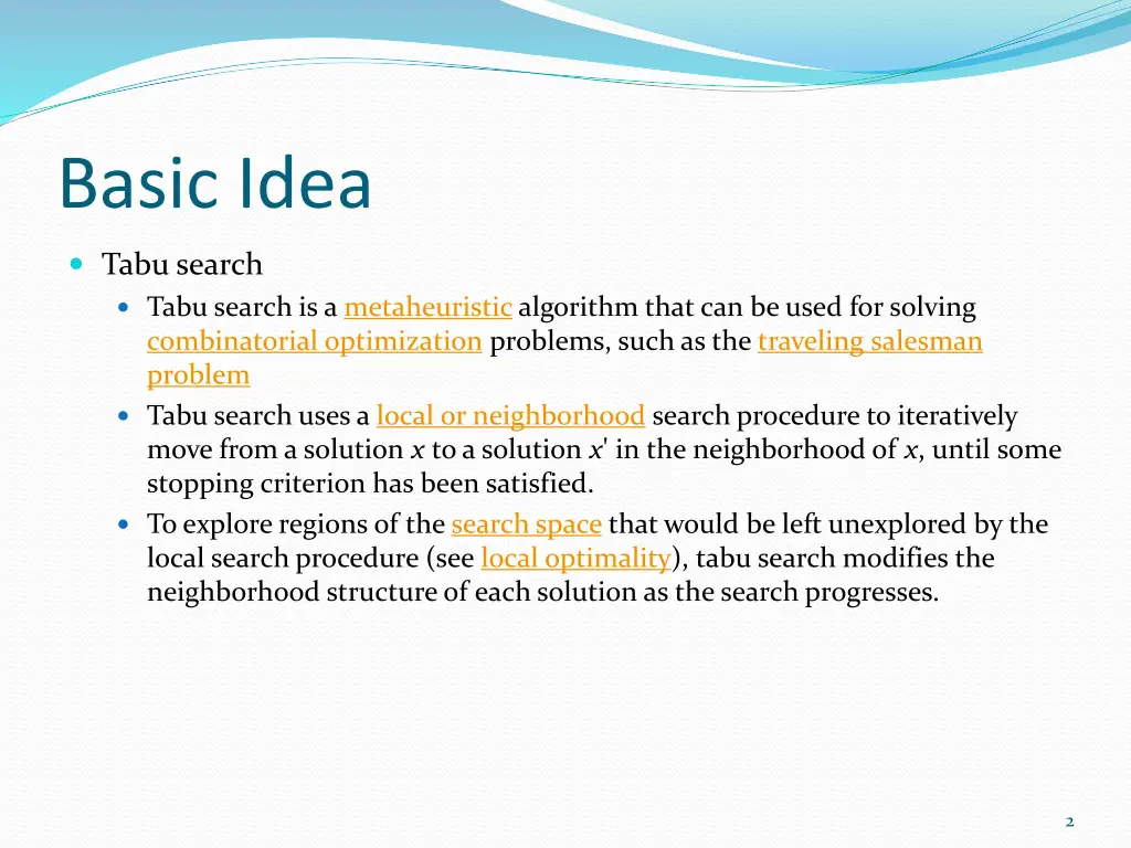 basic idea