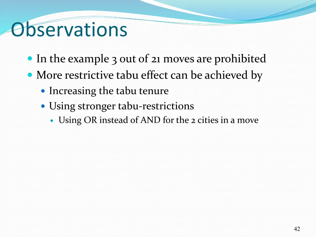 observations