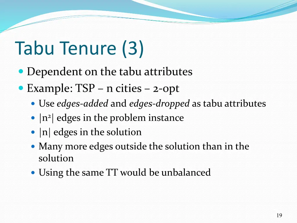 tabu tenure 3