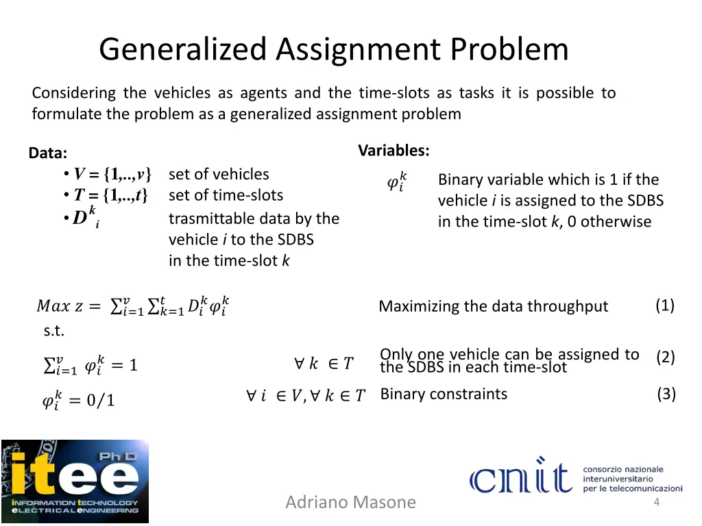 generalized assignment problem